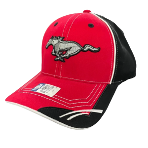 Ford Mustang Basecap in rot - Running Pony